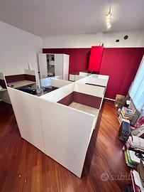 Postazione call center modulare 9 posti