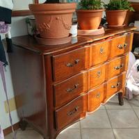 cassettiera in legno 