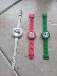 3 orologi Hip Hop e Ops obects