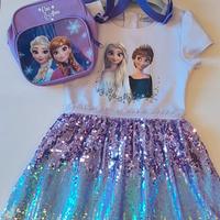 Vestiti frozen con borsa