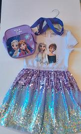 Vestiti frozen con borsa