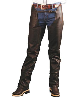 Chaps western effetto "pull-up" Realizzate in cuoi