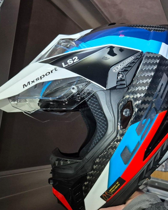 casco moto LS2 MX701 Explorer Carbon Frontier Blac