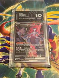 Carte gradate Mewtwo ex del Team Rocket e Mimikyu