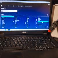 Notebook con interfaccia per diagnosi