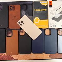 Iphone 12 pro max 256 con 9 cover e vetrini