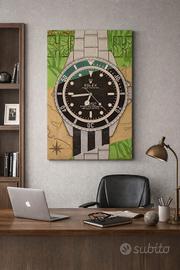quadro Rolex Submariner 50x70 - Design iconico e m