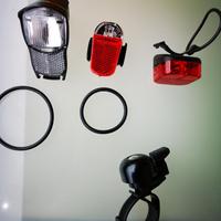 FANALINO ANTERIORE E POSTERIORE BICI