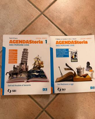 Lotto 2 Libri AgendaStoria SEI