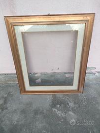 Cornice oro con passepartout 50 x 60