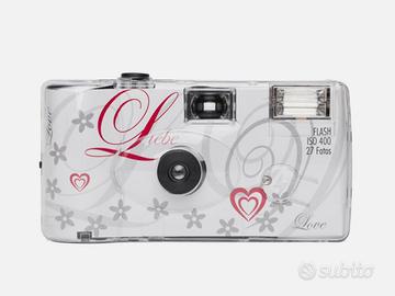 Macchina fotografica monouso Liebe weiß 400 27