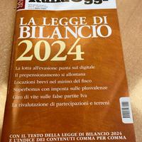 ITALIA OGGI -LA LEGGE DI BILANCIO 2024