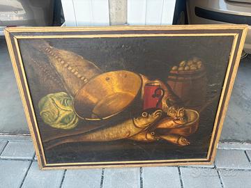 Quadro natura morta olio su tela
