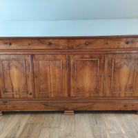credenza a 4 ante in noce