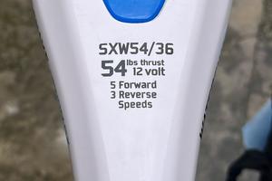 Nautica motore elettrico con batteria e borsa