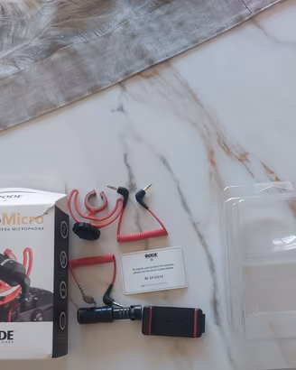 Microfono Rode VideoMicro  con supporto