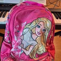 Zaino bambina barbie scuola 3 cerniere.