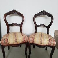 Coppia di sedie antiche