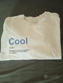 t-shirt piazza Italia bianca bambino 7/8 anni 