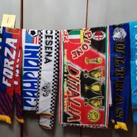 lotto sciarpe calcio 10 pezzi