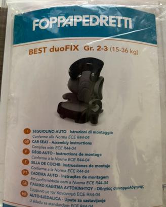 Seggiolino Foppapedretti BEST duoFIX gr 2-3