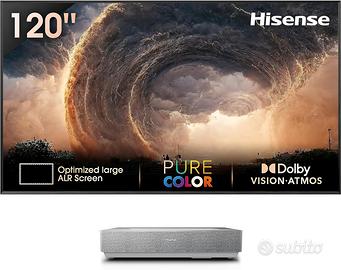 Hisense Laser TV 120" Proiettore 4K UHD