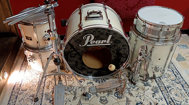 Pearl Export batteria acustica bianca + accessori