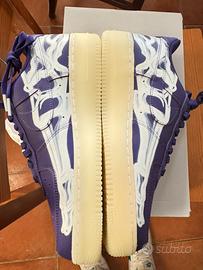 Nike AF1 Purple skeleton