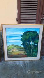 Olio su tela Galvano