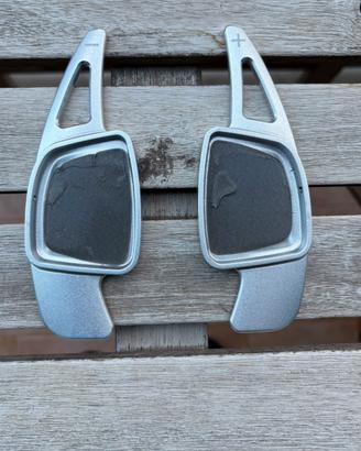 Palette cambio al volante in alluminio Audi