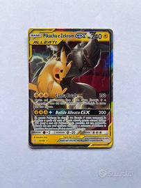 pikachu e zekrom gx