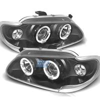 FARI PER RENAULT MEGANE 96-99 ANGEL EYES FONDO NER