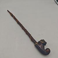 Antica Pipa Probabilmente Dell'Ottocento 37cm