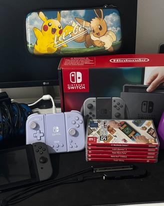 Bundle Nintendo Switch+ 5 giochi+ controller, ecc