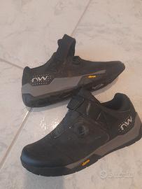 scarpe ciclismo spd northwave overland plus 43