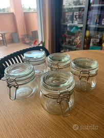 Korken Ikea 5 contenitori in vetro con coperchio