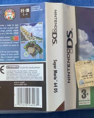 Custodia mario 64 ds nintendo no gioco