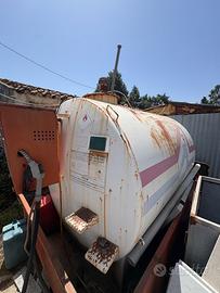 Cisterna gasolio 5.000 litri omologata con erogato