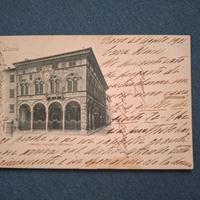 Cartolina Palazzo Pretorio Lucca - 1901