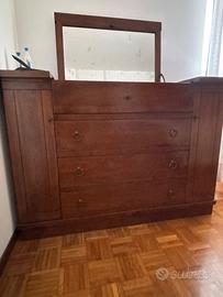 Cantarano Comó  con specchio stile arte povera