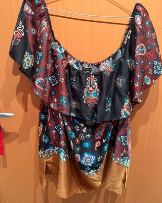 Blusa a fantasia Paisley FIORELLA RUBINO