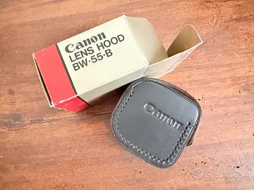 Scatola e custodia paraluce canon FD