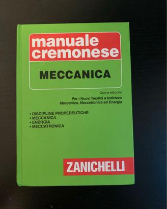 Manuale di Meccanica Cremonese - Zanichelli