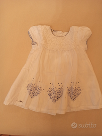 Abito smanicato bimba iDO tg. 12-18 mesi