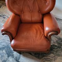Poltrone in pelle vintage