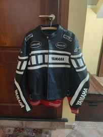 giacca in pelle Yamaha 