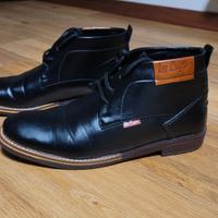Scarponcini Lee Cooper in Pelle Nera 42