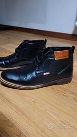 Scarponcini Lee Cooper in Pelle Nera 42