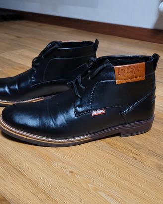 Scarponcini Lee Cooper in Pelle Nera 42
