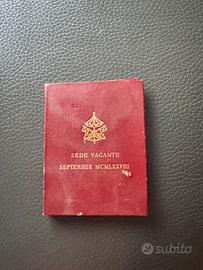 Medaglia/ mineta commemorativa Sede Vacante